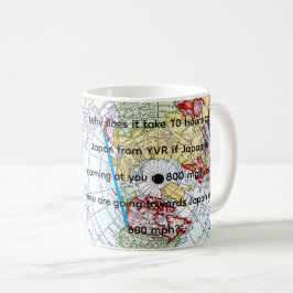 Taza De Café Mapa Aéreo
