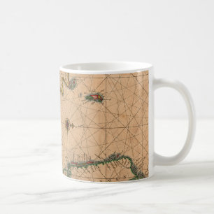 Taza De Café Mapa antiguo antiguo inspirado (1)