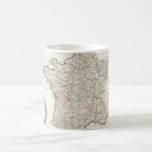 Taza De Café Mapa Antiguo de Francia (1771)