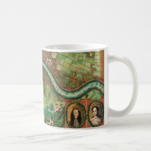 Taza De Café Mapa Antiguo de las Calles de Londres de Johannes 