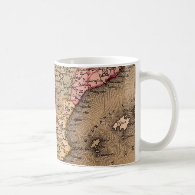 Taza De Café Mapa antiguo inspirado (5) (Derecha)