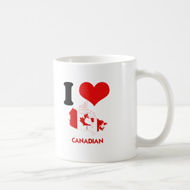 TAZA DE CAFÉ MAPA CANADIENSE (Derecha)