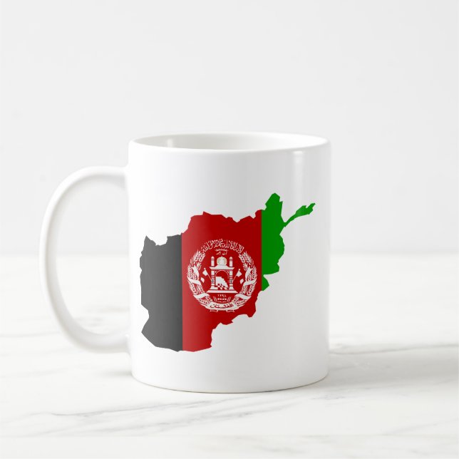 TAZA DE CAFÉ MAPA DE AFGANISTÁN (Izquierda)