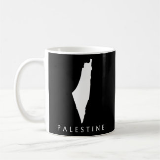 Taza De Café Mapa de amor de Palestina