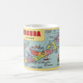 Taza De Café Mapa de Bermudas