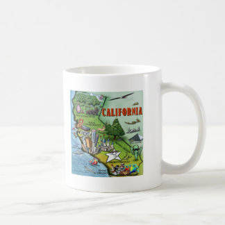 Taza De Café Mapa de California