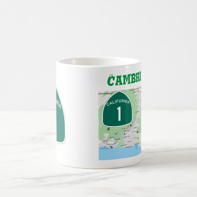 Taza De Café Mapa de Cambria (Centro)