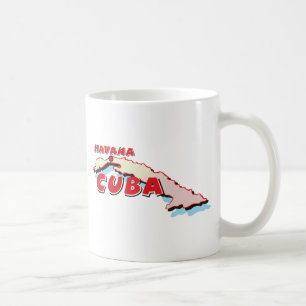 Taza De Café Mapa de Cuba