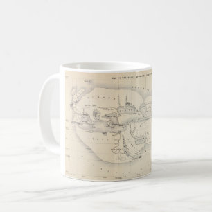 Taza De Café Mapa de Eratosthenes del mundo conocido