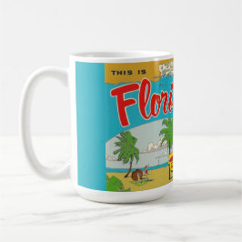 Taza De Café Mapa de Florida