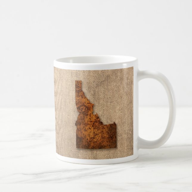 Taza De Café Mapa de Idaho Spud (Derecha)
