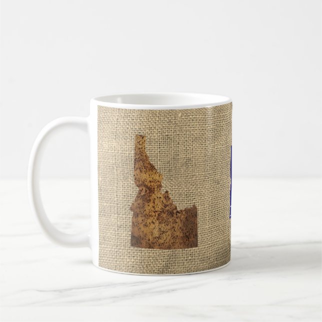 Taza De Café Mapa de Idaho Spud (Izquierda)