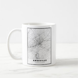 Taza De Café Mapa de Knoxville