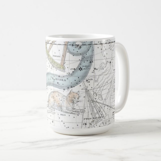 Taza De Café Mapa de la placa de constelaciones XXVI (Anverso derecho)