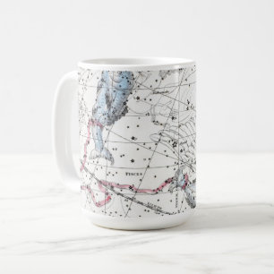 Taza De Café Mapa de la placa XXII de las constelaciones