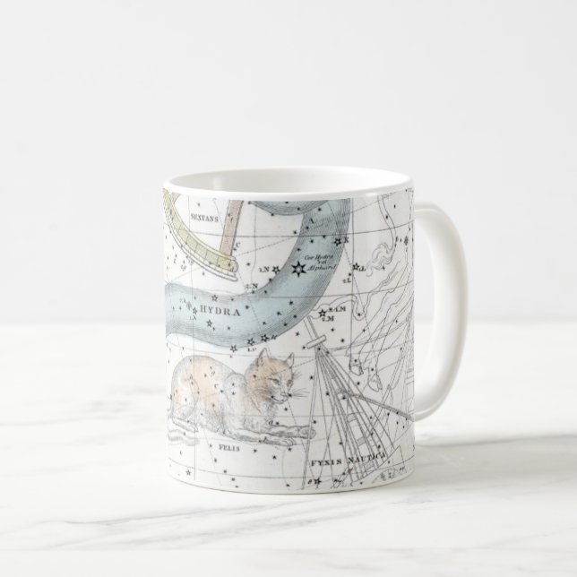 Taza De Café Mapa de la placa XXVI de las constelaciones (Anverso derecho)