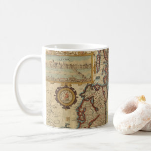 Taza De Café Mapa de las Islas Británicas, 1552 - 1629