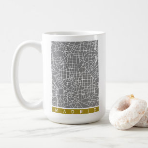 Taza De Café mapa de Madrid