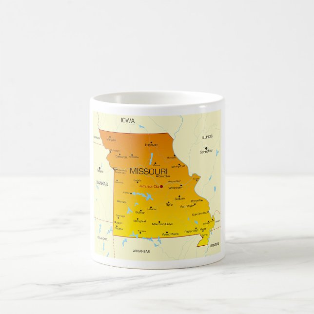 Taza De Café Mapa de Missouri (Subido por el creador)