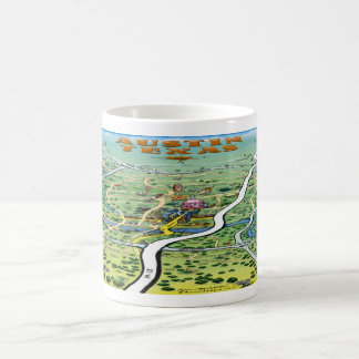 Taza De Café Mapa de Personalizados de Austin Texas