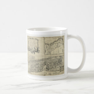 Taza De Café Mapa de St Augustine la Florida (1764)