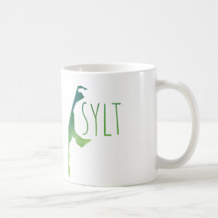 Taza De Café Mapa de Sylt