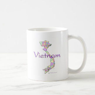 Taza De Café Mapa de Vietnam