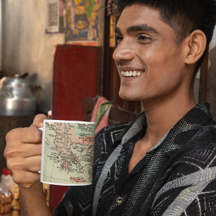 Taza De Café Mapa del antiguo Imperio Bizantino