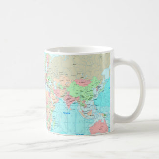 Taza De Café Mapa del mundo