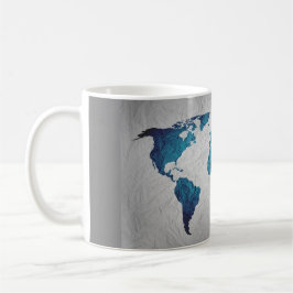 Taza De Café mapa del mundo