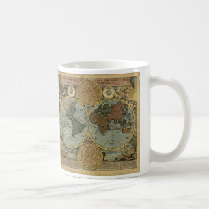 Taza De Café "Mapa del mundo de antes de 1716"
