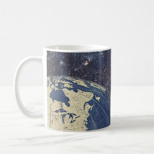 Taza De Café Mapa del mundo de la época celestial (1)