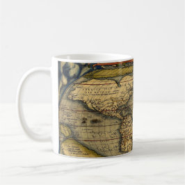 Taza De Café Mapa del Mundo Viejo