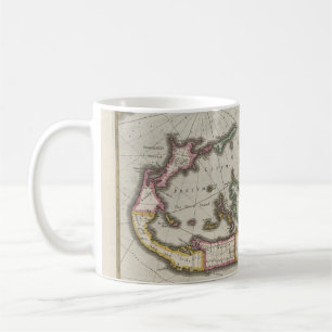 Taza De Café Mapa del vintage de Bermudas (1638)