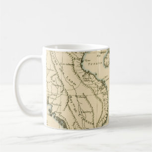 Taza De Café Mapa del vintage del Océano Índico de la India e