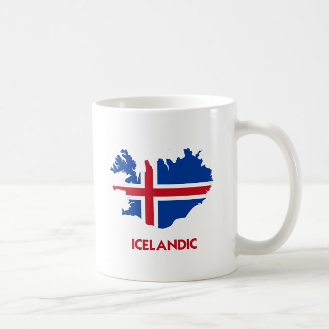 TAZA DE CAFÉ MAPA ISLANDÉS (Derecha)