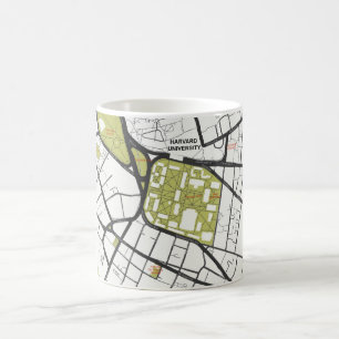TAZA DE CAFÉ MAPA LIMPIO DEL ESQUEMA DE MASSACHUSETTS DE LA