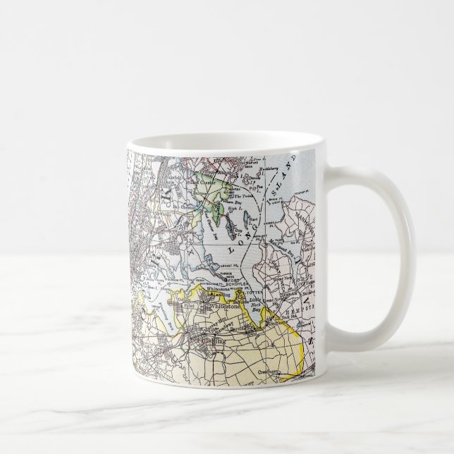 Taza De Café Mapa: New York-area, 1906 (Derecha)