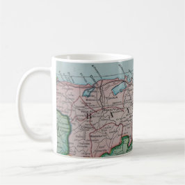 Taza De Café Mapa vintage de Bayamon Puerto Rico