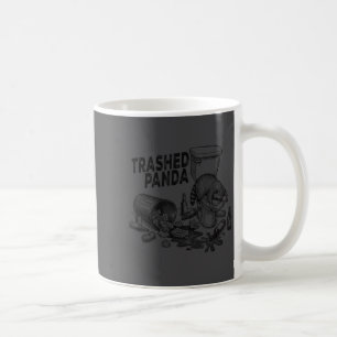 Taza De Café Mapache Borracho Divertido Mapache Destrozado 