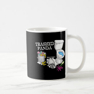 Taza De Café Mapache Borracho Panda Destrozado Animal de Fiesta