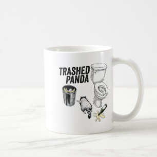 Taza De Café Mapache Borrracho Divertido, Mapache Borrracho Div