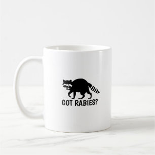 Taza De Café Mapache con Rabia