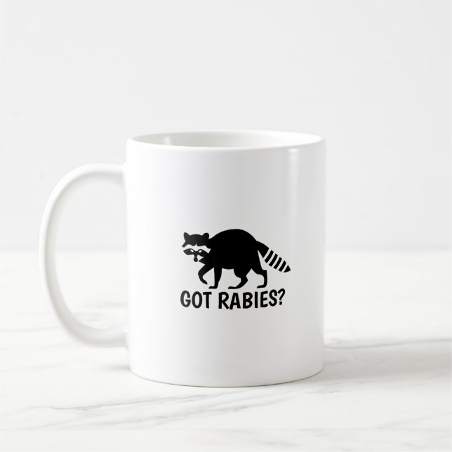 Taza De Café Mapache con Rabia (Izquierda)