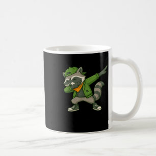 Taza De Café Mapache Dab Ropa Urbana Divertida Para Hombres Muj