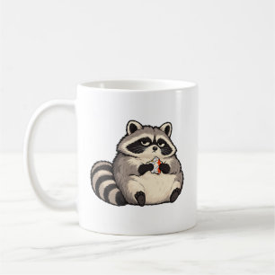 Taza De Café Mapache de Snack Sin Impresión