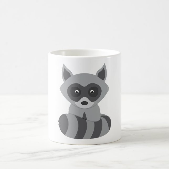 Taza De Café Mapache del bebé (Centro)