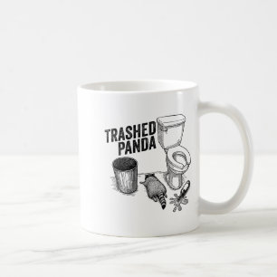 Taza De Café Mapache Destrozado, Mapache Borracho Divertido, Hu