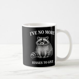 Taza De Café Mapache divertido concienciación sobre salud menta
