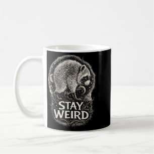 Taza De Café Mapache Divertido Divertido Bosque Humor Animal